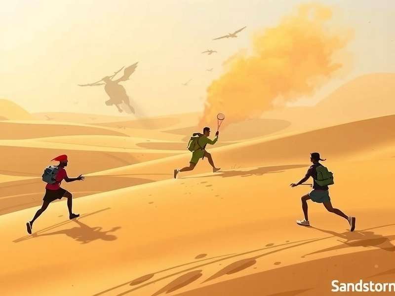 Indian players playing Sandstorm Showdown India